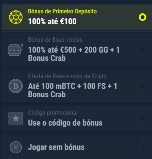 Código de bónus do Rabona casino